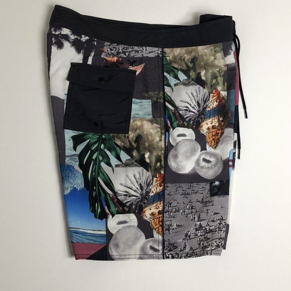 American Eagle Outfitters Men's Classic Board Shorts Size XL K85 - Picture 4 of 6